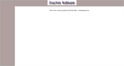 Desktop Screenshot of joachim-rossmann.de
